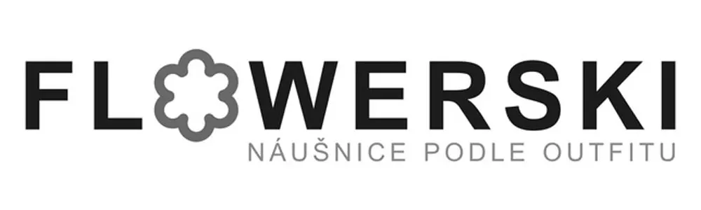 Logo Flowerski – náušnice podle outfitu